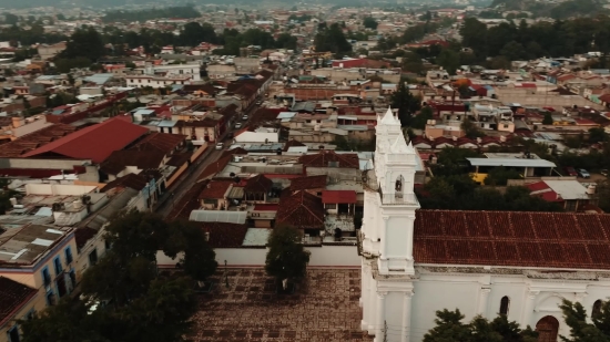 4k Background Video Free Download, Roof, Rampart, City, Town, Architecture