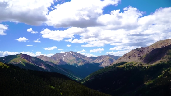 Ambient Video Loop, Range, Mountain, Mountains, Landscape, Snow