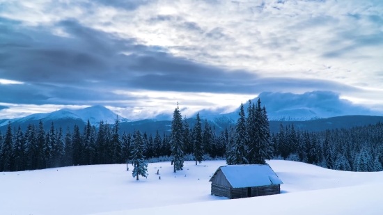 Apple Stock Footage, Ski Slope, Snow, Slope, Winter, Geological Formation