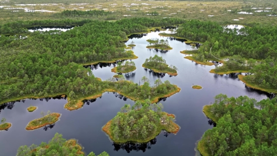 Archipelago, Water, Land, Landscape, Relief, River