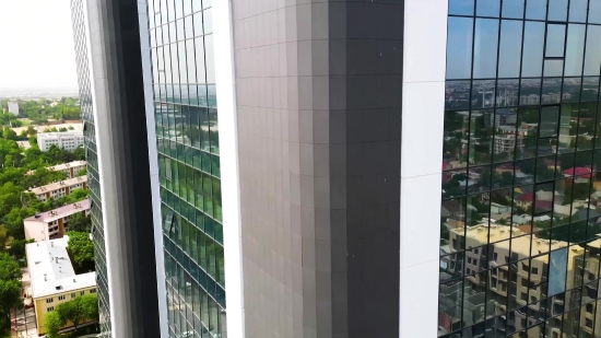 Architecture, Building, Skyscraper, Sliding Door, Glass, City