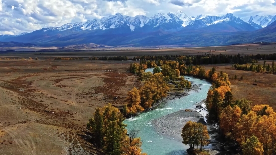 Background Chroma Key Free, Landscape, River, Mountain, Water, Forest