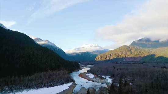 Background Effect Video, Mountain, Landscape, Mountains, Lake, Water