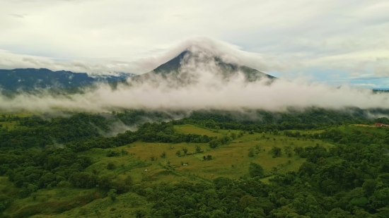 Background For Youtube Intro, Volcano, Mountain, Natural Elevation, Landscape, Geological Formation