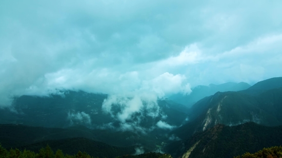 Background Loop Video, Mountain, Range, Landscape, Mountains, Sky