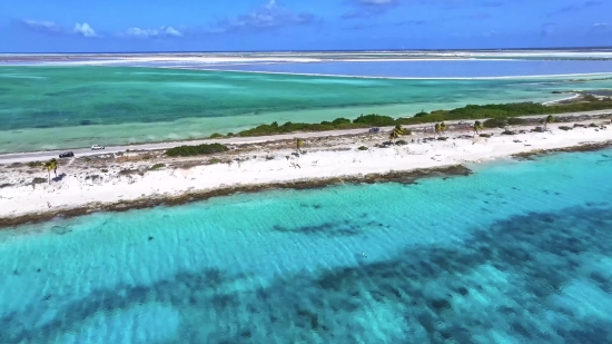 Bank Stock Footage, Beach, Sandbar, Ocean, Sand, Sea