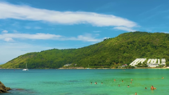 Basketball Stock Video, Beach, Sea, Landscape, Water, Ocean