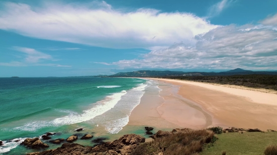 Beach, Ocean, Sand, Sea, Coast, Water