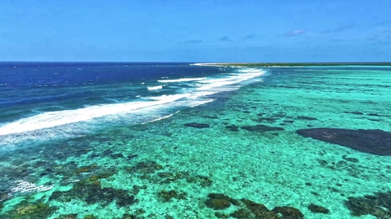 Beach, Ocean, Sandbar, Sea, Sand, Coast