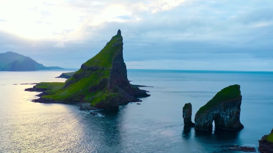 Beach, Ocean, Sea, Cliff, Coast, Water