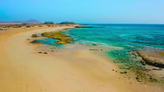 Beach, Sand, Sandbar, Ocean, Sea, Coast