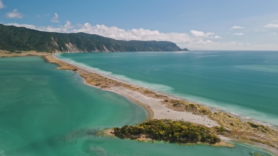 Beach, Sea, Ocean, Sandbar, Coast, Water