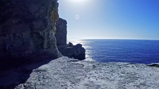 Bijli Effect Video Download, Cliff, Geological Formation, Sea, Coast, Ocean