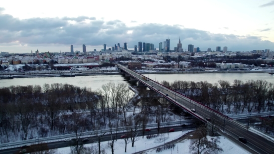 Bridge, Suspension Bridge, Pier, Structure, River, City