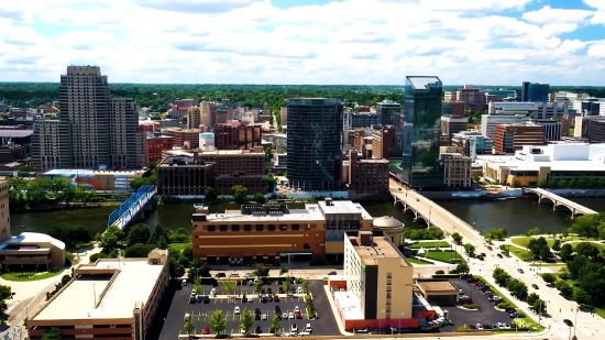 Business District, City, Architecture, Skyline, Cityscape, Building