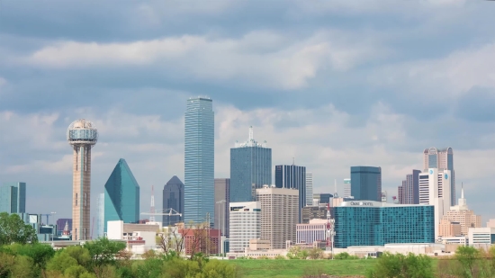 Business District, City, Skyline, Architecture, Skyscraper, Cityscape