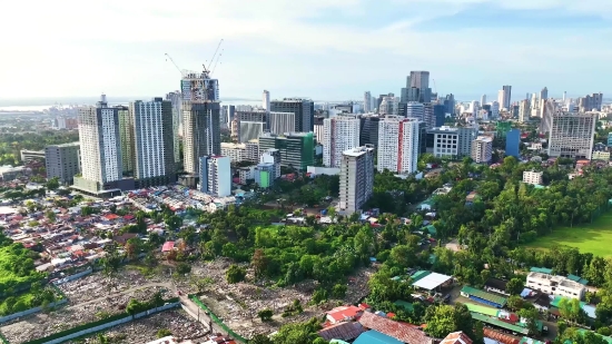 Business District, City, Skyline, Cityscape, Architecture, Skyscraper