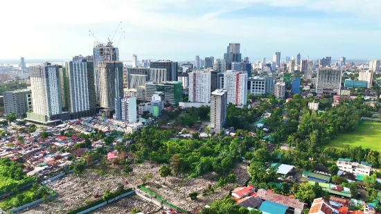 Business District, City, Skyline, Cityscape, Architecture, Urban