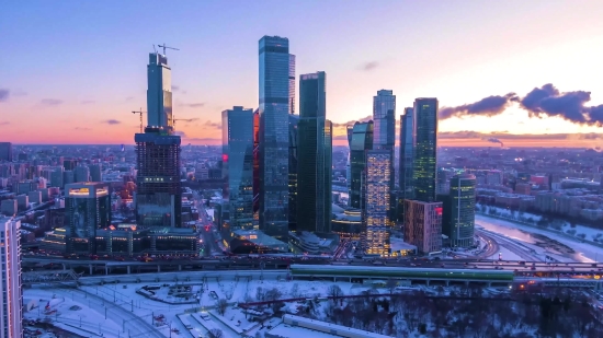 Business District, City, Skyline, Cityscape, Skyscraper, Urban