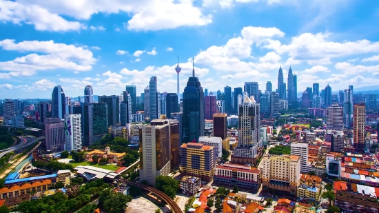 Business District, City, Skyline, Skyscraper, Cityscape, Urban