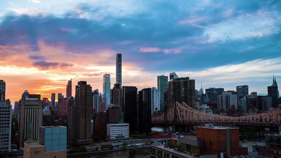 Business District, City, Skyscraper, Skyline, Architecture, Cityscape