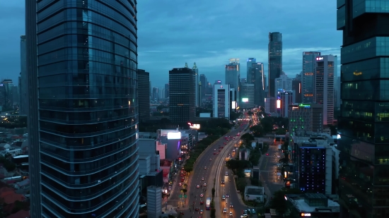 Business District, City, Skyscraper, Skyline, Architecture, Urban