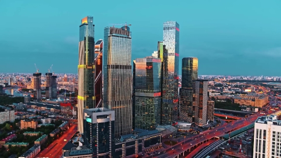 Business District, City, Skyscraper, Skyline, Urban, Architecture