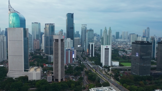 Business District, Skyscraper, City, Skyline, Architecture, Urban