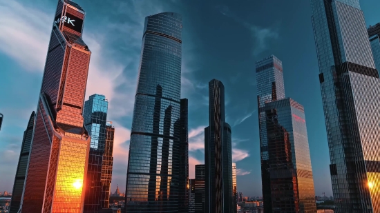 Business District, Skyscraper, City, Skyline, Cityscape, Architecture