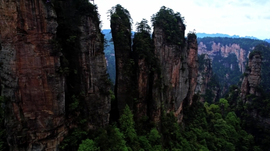 Canyon, Cliff, Tree, Valley, Landscape, Ravine