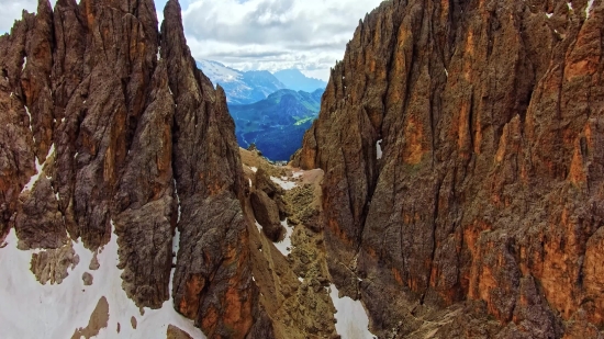 Canyon, Ravine, Valley, Cliff, Mountain, Landscape