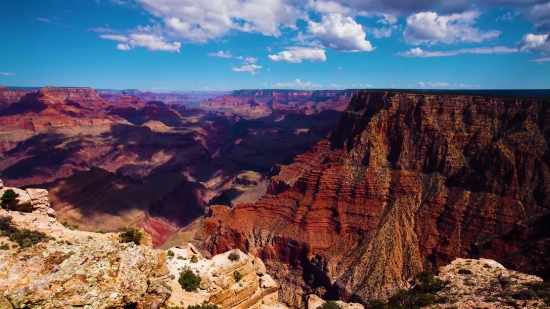 Canyon, Ravine, Valley, Natural Depression, Rim, Rock