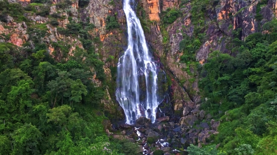 Canyon, Waterfall, Ravine, River, Stream, Water