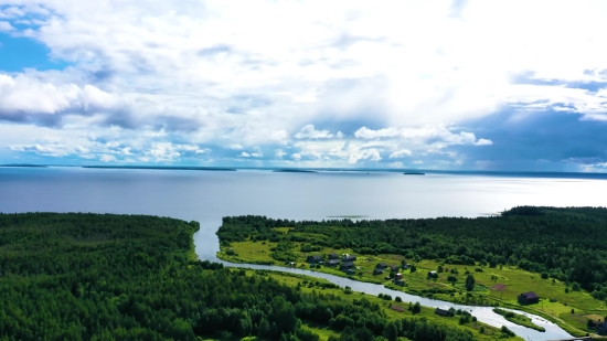 Cape, Landscape, Shoreline, Sky, Water, Summer