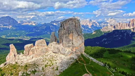 Castle, Fortification, Defensive Structure, Structure, Mountain, Landscape