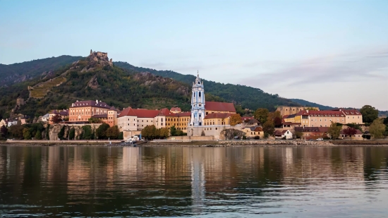 Castle, River, Architecture, Bridge, Structure, Building