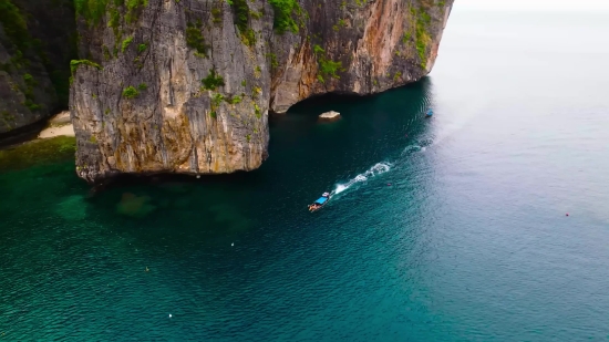 Cave, Geological Formation, Cliff, Landscape, Water, Sea