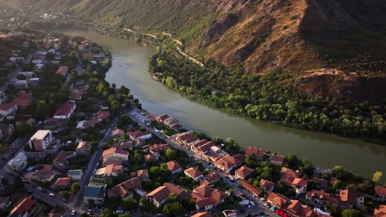 Channel, Body Of Water, Mountain, Landscape, River, Water