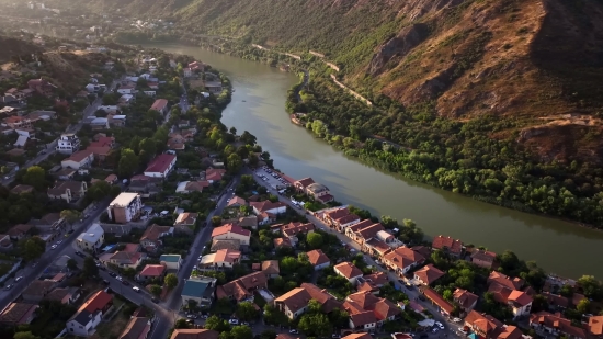 Channel, Body Of Water, Mountain, Landscape, Water, River