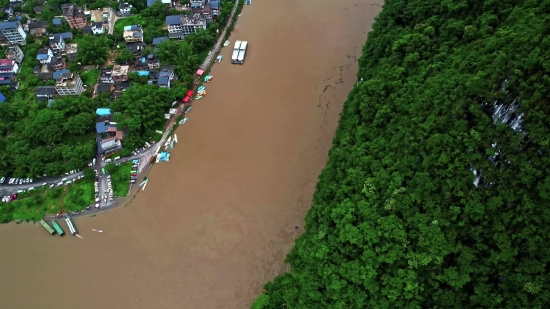 Channel, Landscape, Body Of Water, Tree, Road, Trees