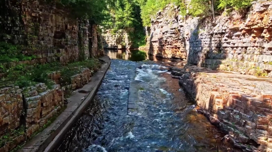 Channel, River, Body Of Water, Forest, Stream, Water