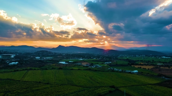 Cheap Stock Video Footage, Sky, Landscape, Highland, Grass, Field