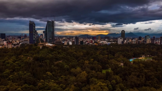 Chicago Stock Footage, Sky, Castle, City, Landscape, Travel