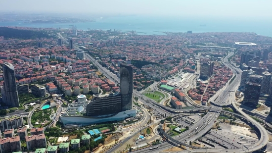 City, Architecture, Business District, Aerial, Building, Cityscape