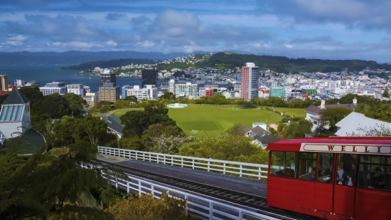 City, Building, Architecture, Tramway, Sky, Conveyance