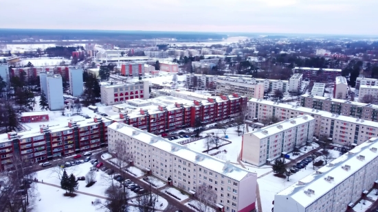 City, Business District, Town, Architecture, Aerial, Cityscape