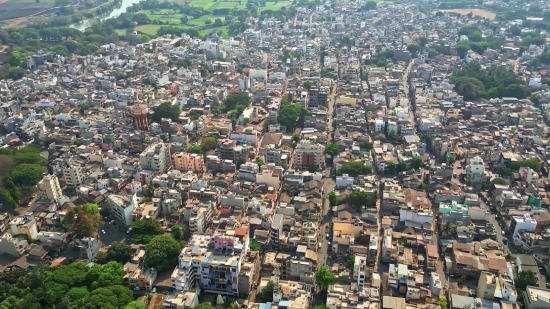 City, Town, Architecture, Cityscape, Aerial, Urban