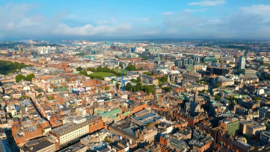 City, Town, Architecture, Cityscape, Urban, Aerial