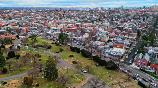 City, Town, Architecture, Panorama, Aerial, Cityscape