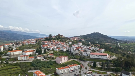 City, Town, Sky, Travel, Architecture, Mountain